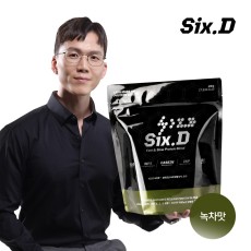 식스디 녹차맛 2kg 식스디프로틴 린매스업 프로틴 복합단백질 헬스보충제 단백질파우더, 2kg, 1개